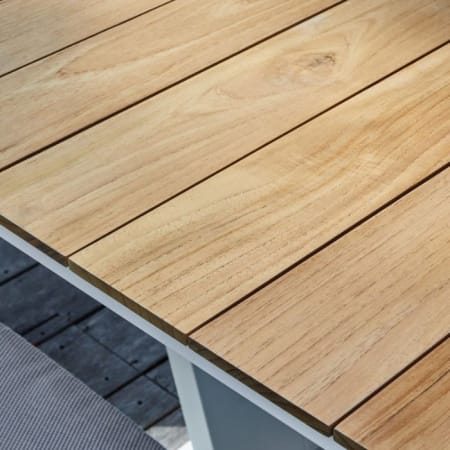 Table de jardin extensible aluminium - Amber - L.180/240 x l.100 cm - 8/10 personnes