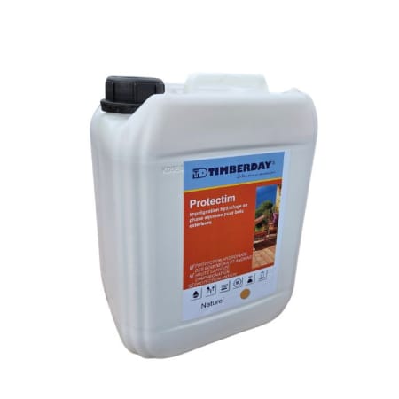 Saturateur en phase aqueuse 5L - Terrasses et Bardages Bois - Protectim - TIMBERDAY couleur Miel