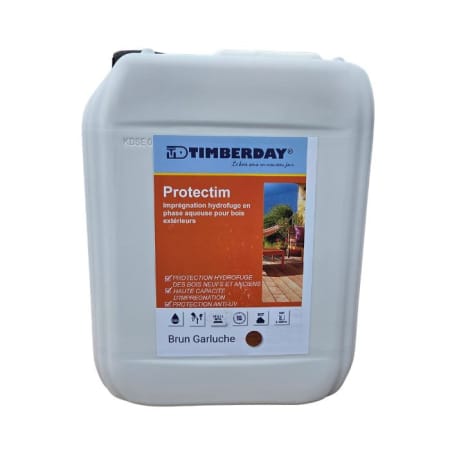 Saturateur en phase aqueuse 5L - Terrasses et Bardages Bois - Protectim - TIMBERDAY