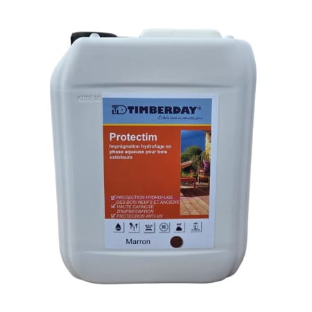 Saturateur en phase aqueuse 5L - Terrasses et Bardages Bois - Protectim - TIMBERDAY