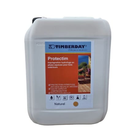 Saturateur en phase aqueuse 5L - Terrasses et Bardages Bois - Protectim - TIMBERDAY
