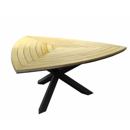 Table de jardin Triangle 170 cm - Plateau en Teck - Ferrone