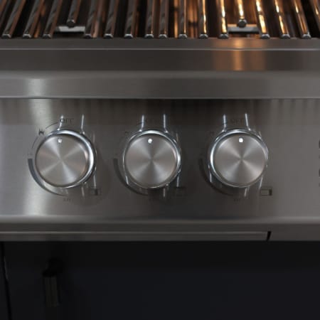 Barbecue encastrable &agrave; gaz FUSION 400 - BRABURA inox , d&eacute;tail zoom bouton1