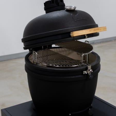 Barbecue Kamado Bison 23 - BRABURA ouvert