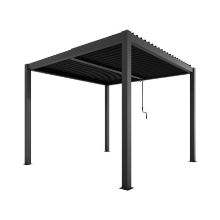Pergola bioclimatique autoportante - aluminium thermolaqu&eacute; - 3x3 m - Ximax
