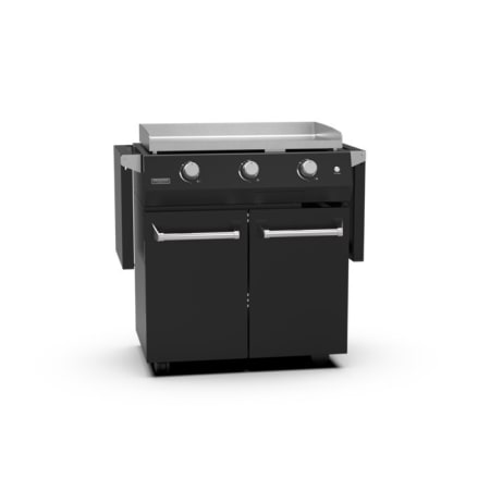 Chariot pour plancha L Class 30 Noir - BRABURA