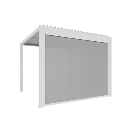 Store enrouleur vertical perm&eacute;able - manuel - l.2,7 x H.2,18 m - Ximax blanc ferm&eacute;