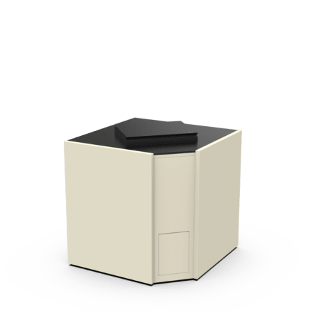 Module cuisine ext&eacute;rieur - Bac &agrave; gla&ccedil;ons CT 90 - BRABURA blanc perle