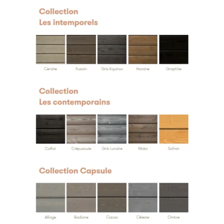 Bardage Satur&eacute; Protect - &Eacute;pic&eacute;a - Profil Pulse - Ep.20 mm / l.125 mm / L.4,15 m - Botte de 5 pi&egrave;ces tous les coloris
