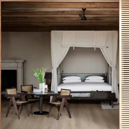 Parquet sol vinyle click 5G SPC LVT - TOVERO - &Eacute;p.5 mm x l.228 mm x L.1220 mm - KAHRS - Paquet de 2,5 m&sup2; image en situation