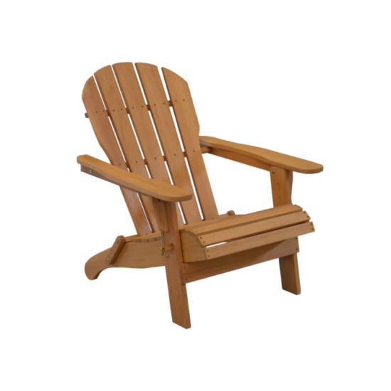 Fauteuil pliant de jardin en bois d'Eucalyptus - Adirondac