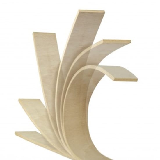 Panneau Contreplaqu&eacute; Cintrable Fil Travers Int&eacute;rieur Fromager/Kapokier - Ep.7 mm / l.1220 mm / L.2500 mm - 3 Plis