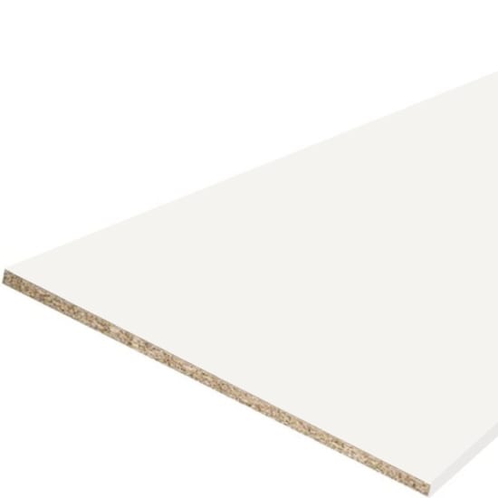 Panneau m&eacute;lamin&eacute; d&eacute;cors D4214 TX WHITE - Ep.19 mm / l.2070 mm / L.2800 mm