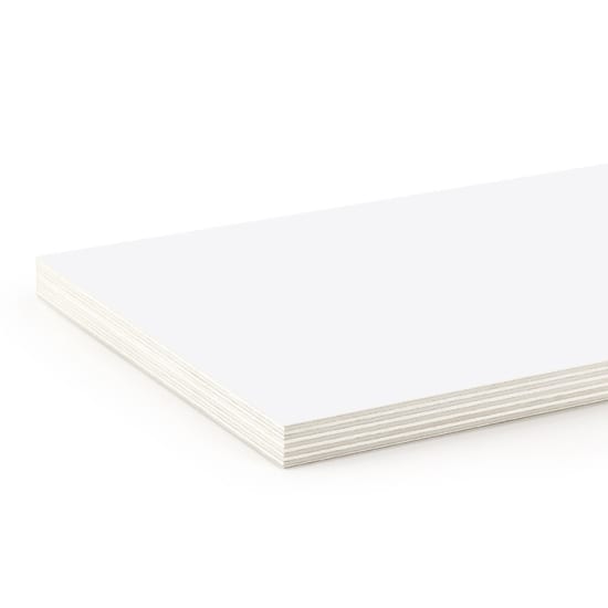 Panneau stratifi&eacute; d&eacute;cors U566 VL WHITE - Ep.0,8 mm / l.1320 mm / L.3050 m