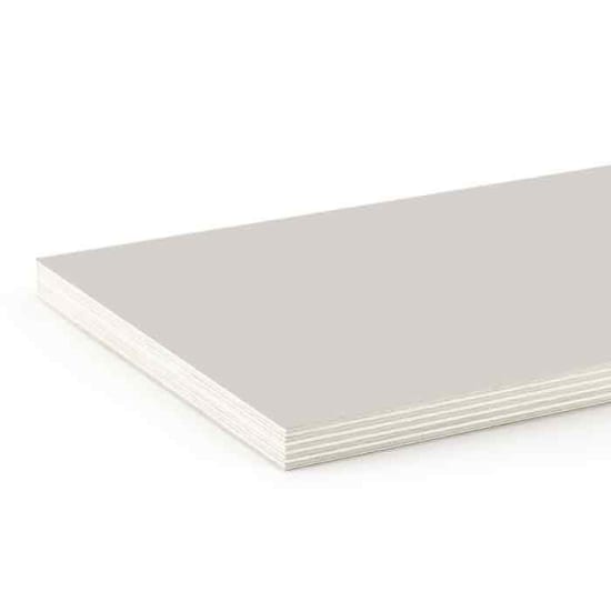 Panneau stratifi&eacute; d&eacute;cors ABS U12 VL GREY - Ep.0,8 mm / l.1320 mm / L.3050 m
