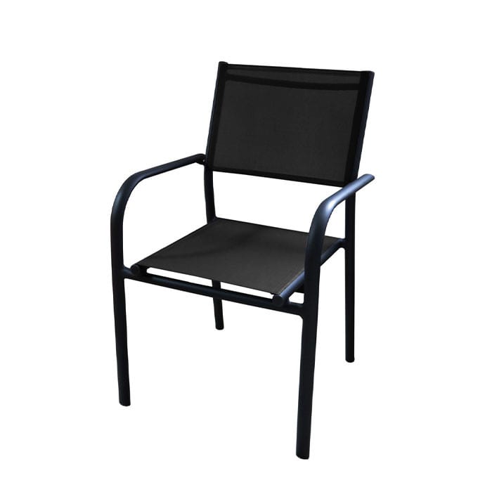 Fauteuil Duca - graphite/noir