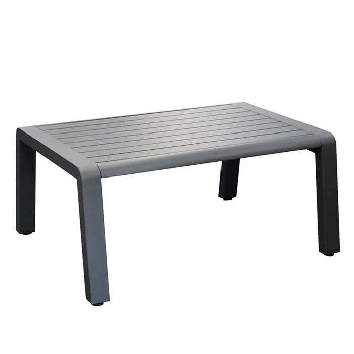 Table basse de jardin aluminium - Le Marseille - L.90 x l.70 cm Table basse de jardin aluminium - Le Marseille - L.90 x l.70 cm