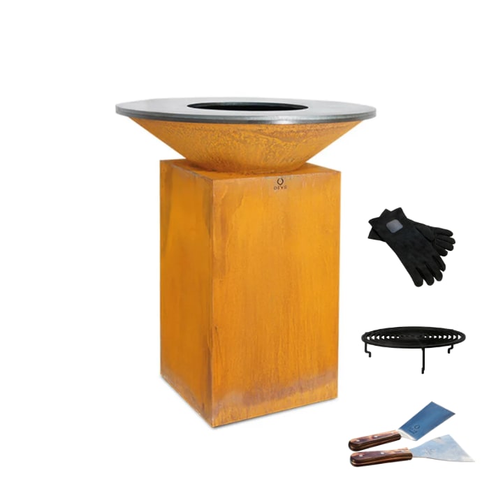 Brasero Plancha OFYR Classic Corten 85 + Box Anniversaire 10 ans Brasero Plancha OFYR Classic Corten 85 + Box Anniversaire 10 ans