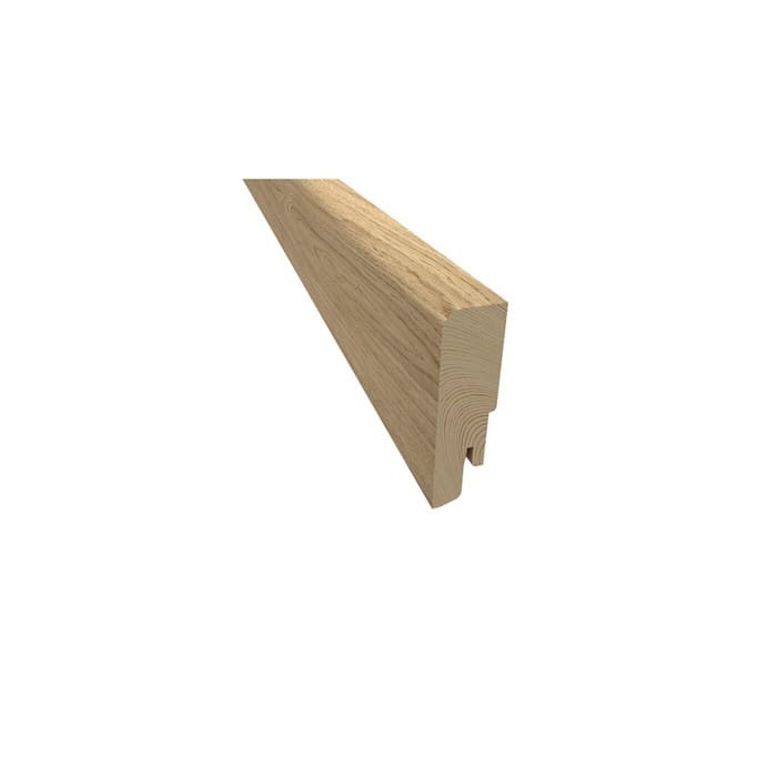 Plinthe Ranch / Hacienda - MDF avec d&eacute;cor bois - &Eacute;p.16 mm x l.60mm x L.2400 mm - Roan