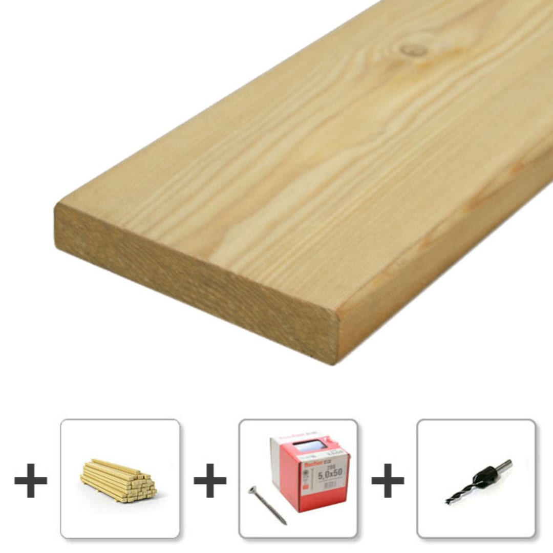 Pack Terrasse Bois Frene Tht 5 A 60m Lame Lambourde Vis Foret Etage