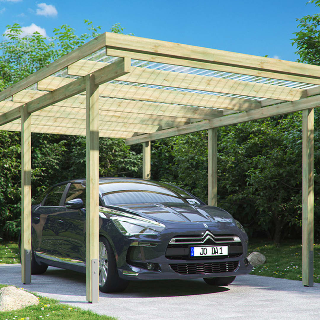 Carport Simple - 300x500x250 cm.