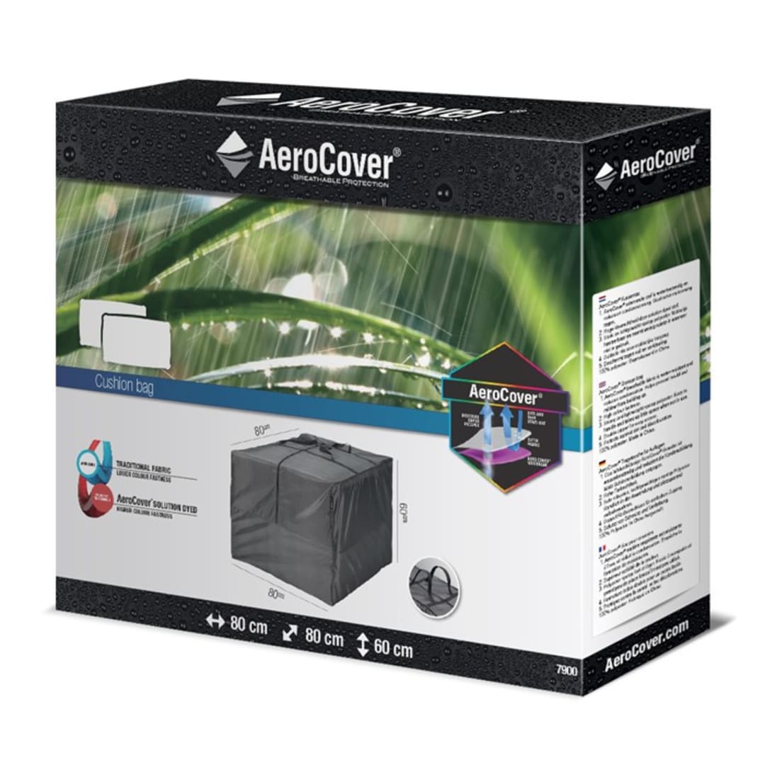 Housse De Protection Pour Salon De Jardin D'angle AeroCover - L255 Cm, Grise, Imperméable Et Respirante - 5