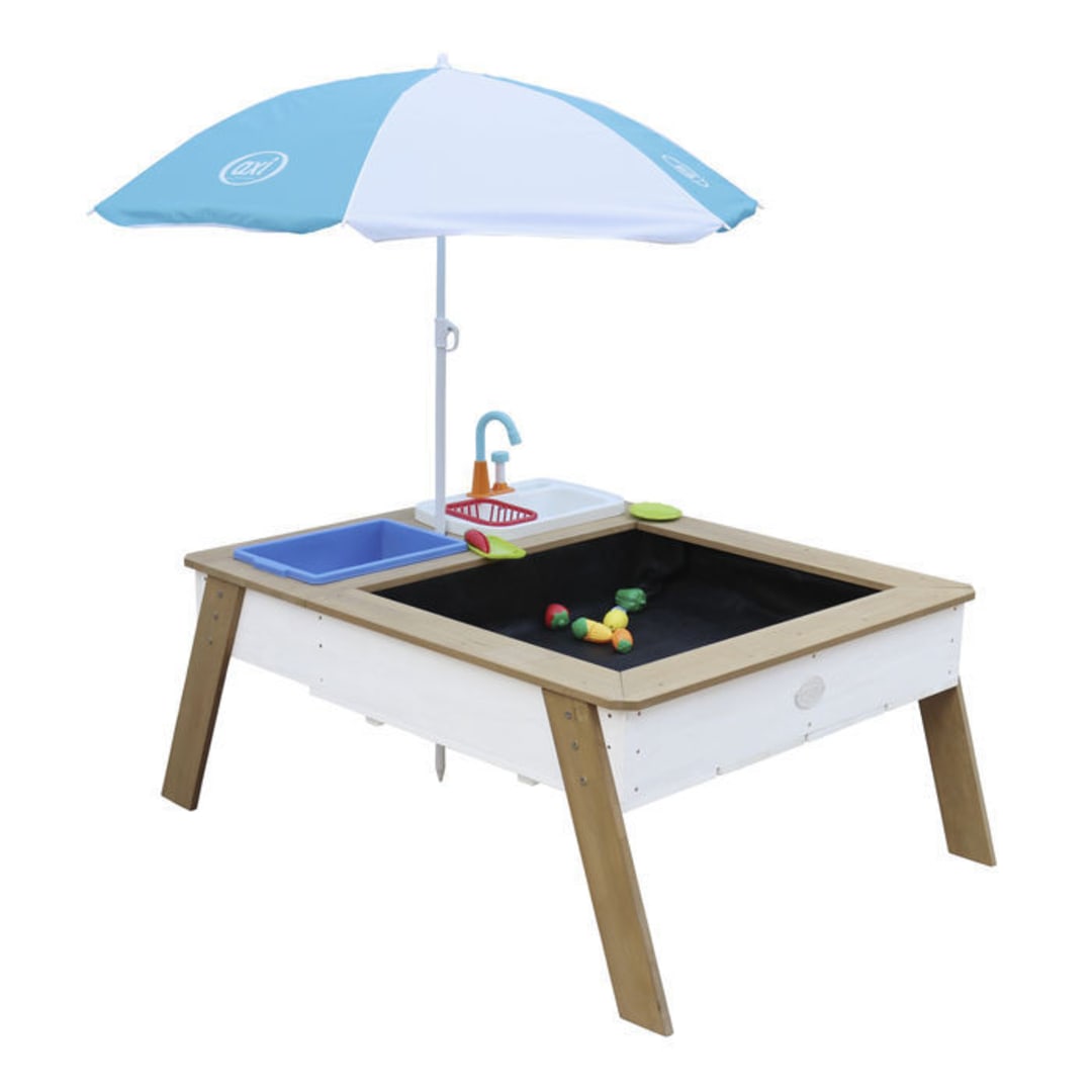 Diealles Shine Table Eau Et Sable Multifonction – Accessoires Inclus (Écluse, Roue, Moules, Pelles) – Jeu Extérieur Pour Enfants 1 à 4 Ans – Couleurs Vives