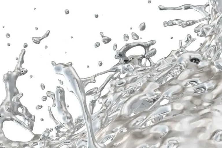 Illustrazione visiva dell’argento colloidale in dispersione liquida