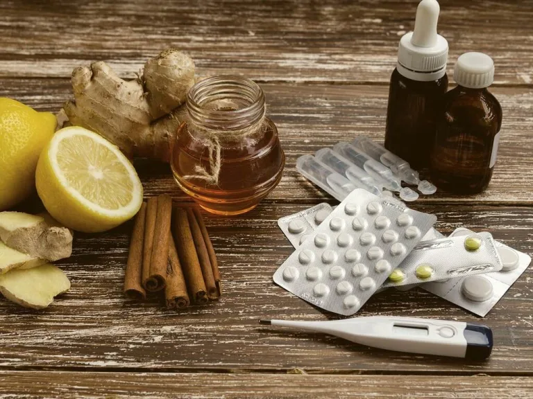 Medicinali che pompano vitamine e nutrimenti