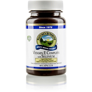Vitamin E Complete with Selenium (60 Softgel Caps)