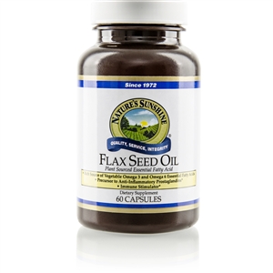 Flax Seed Oil w/Lignans (60 Softgel Caps)