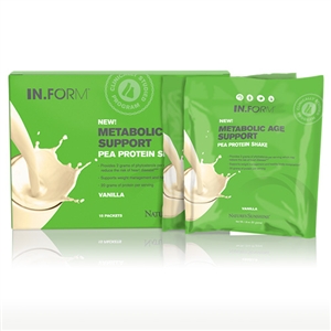 IN.FORM Metabolic Age Support Pea Protein Shake - Packet, Vanilla