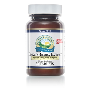 Ginkgo Biloba Extract Time-Release (30 Tabs)