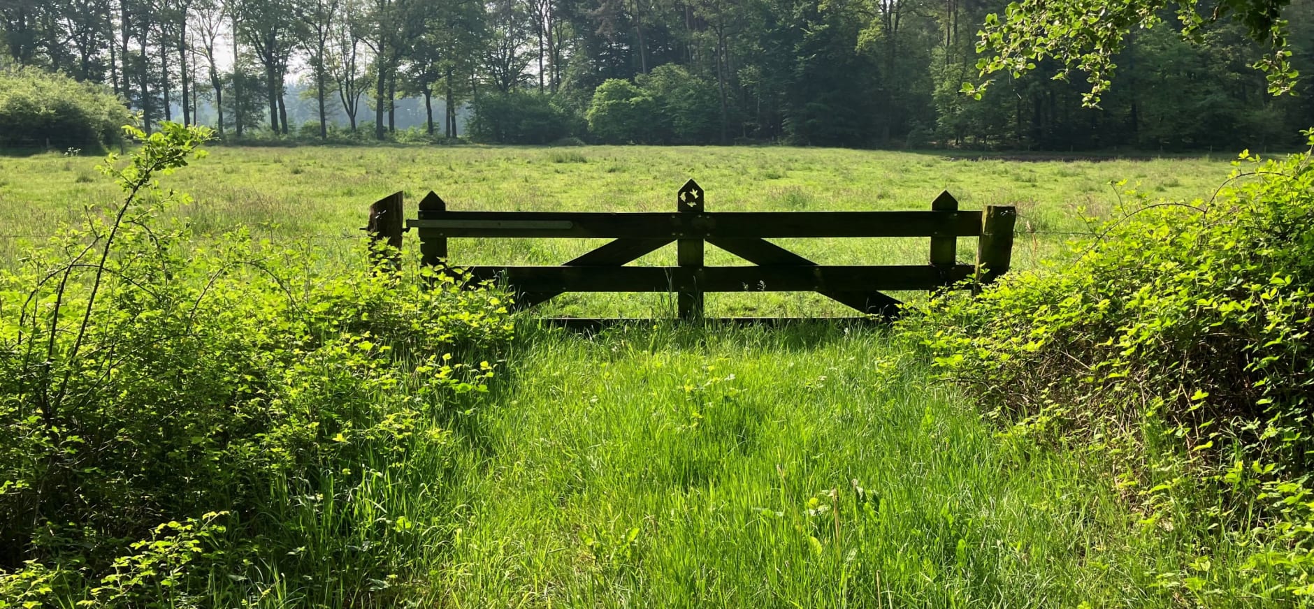 landhek met logo Velhorst