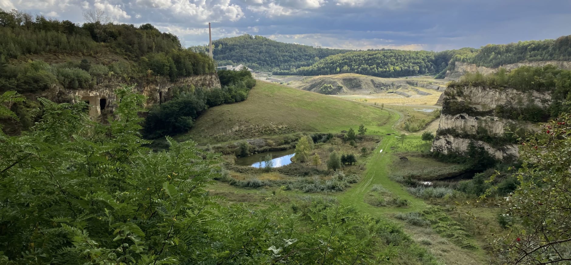 Uitkijk over de Oehoe-vallei op de Sint-Pietersberg