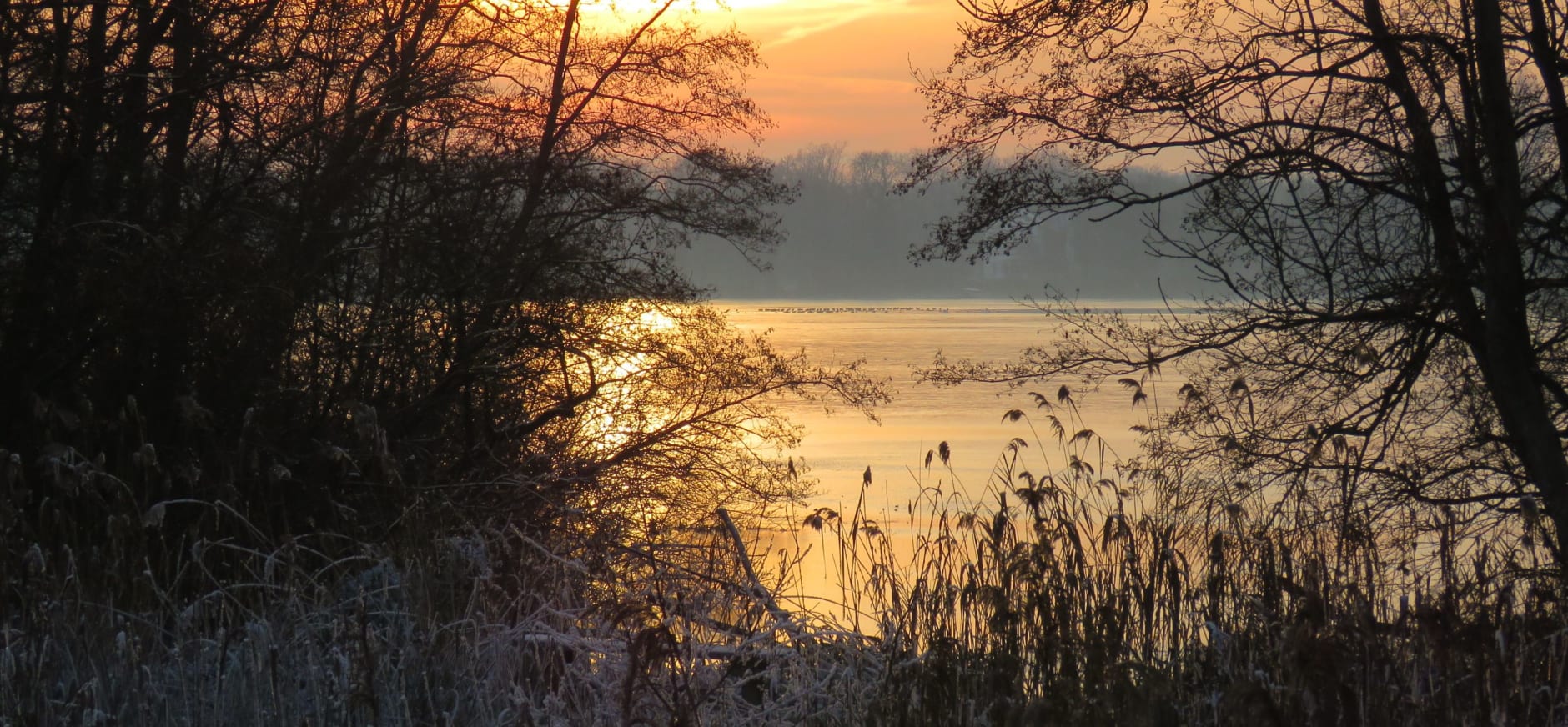 Friese Veen bij zonsondergang