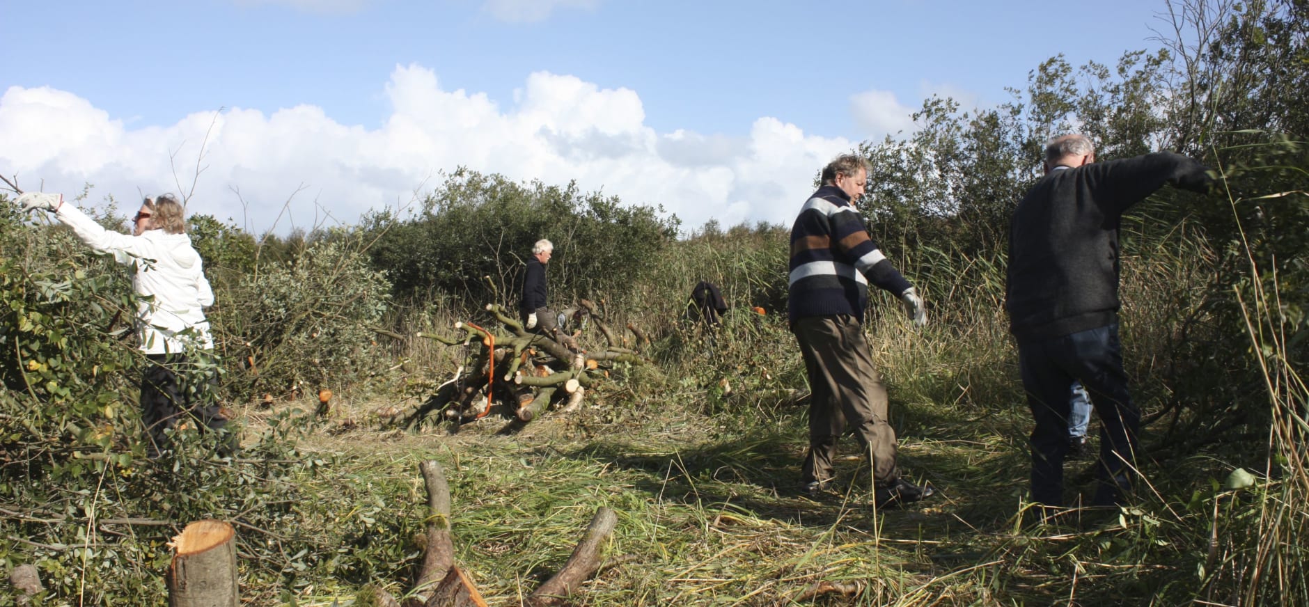 Beheervrijwilligers in de Ankeveense Plassen