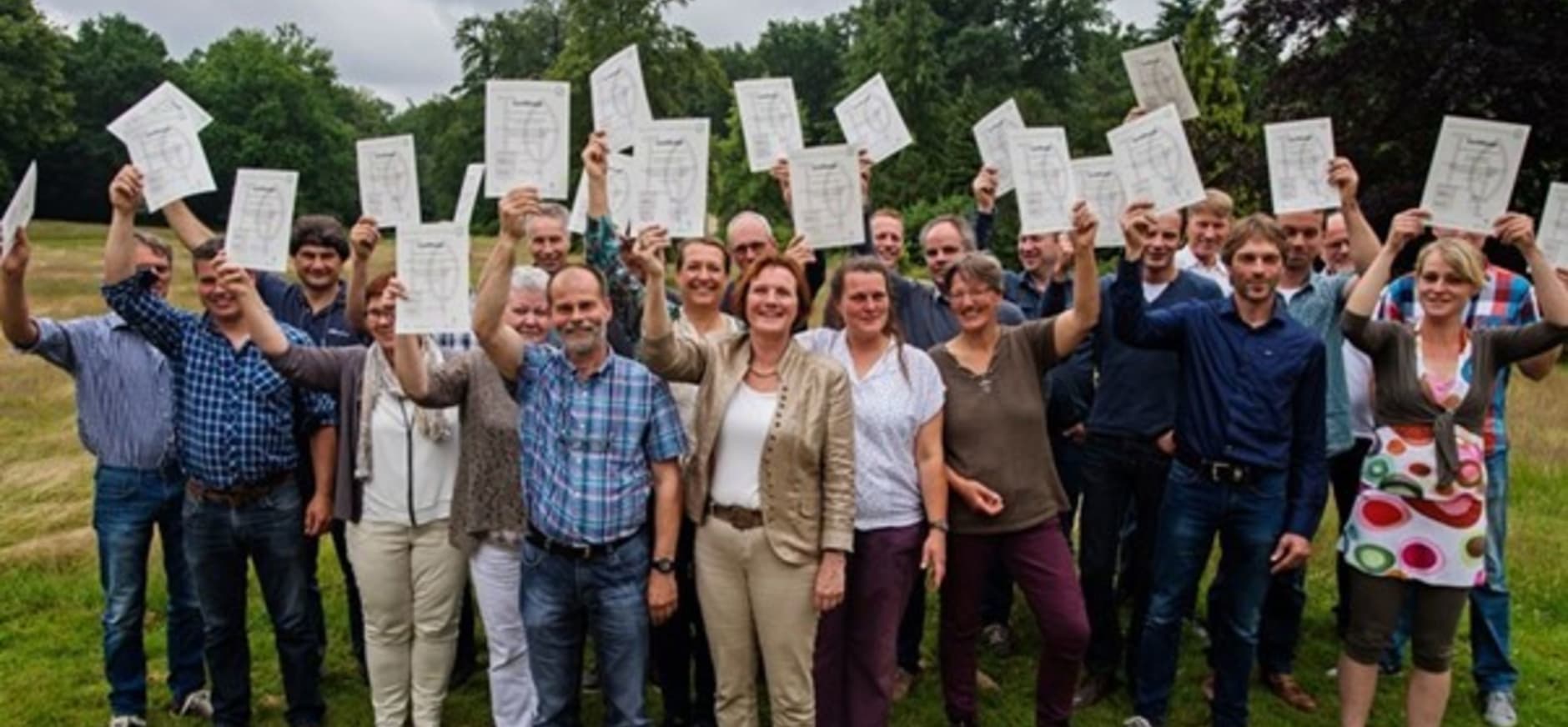 Boeren en boswachters die samen in de schoolbanken hebben gezeten.