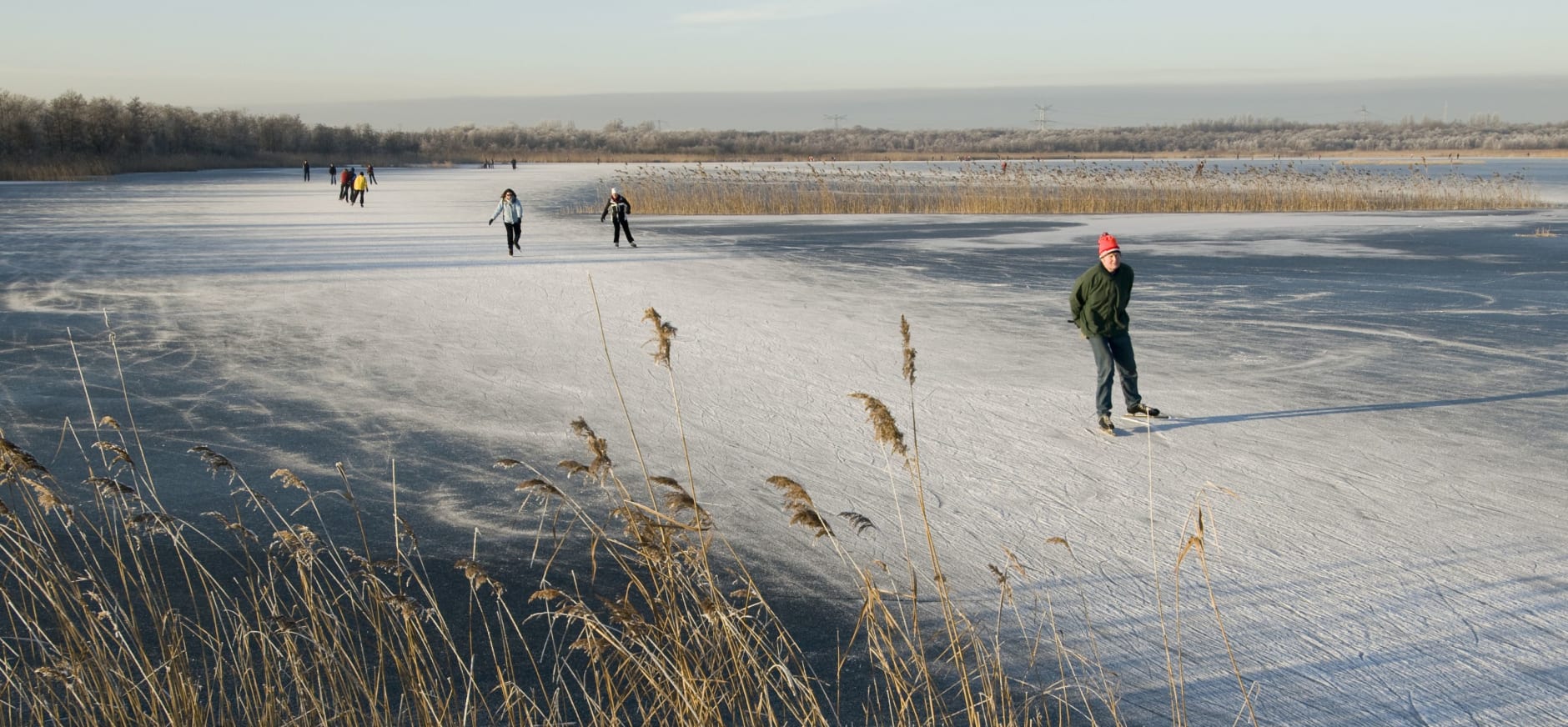 Schaatsen op natuurijs