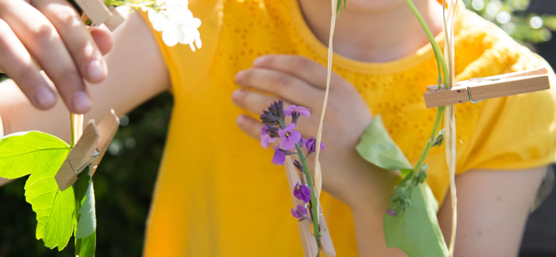 Bloemenslinger maken