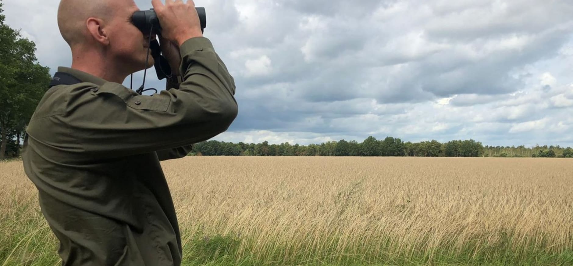 Ecoloog Jacob de Bruin in het Fochteloërveen 