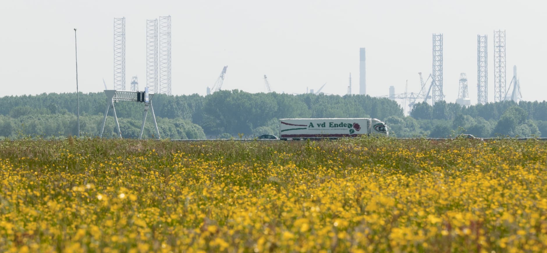 Snelweg bij Aalkeetbuitenpolder