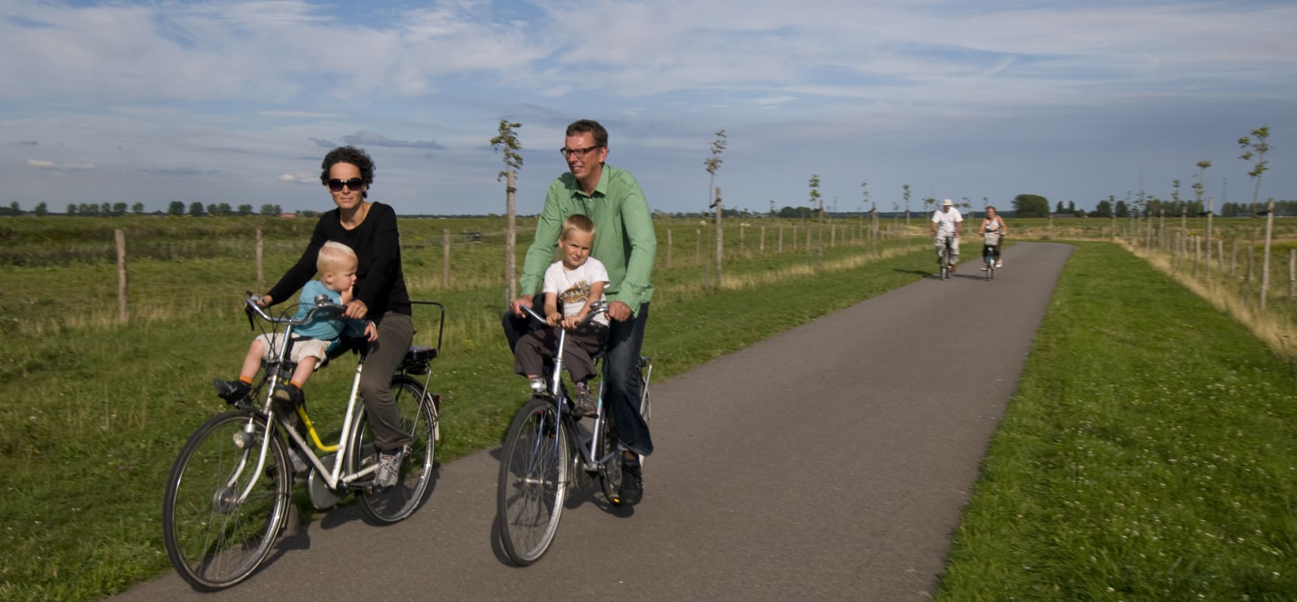 Fietsen op Tiengemeten