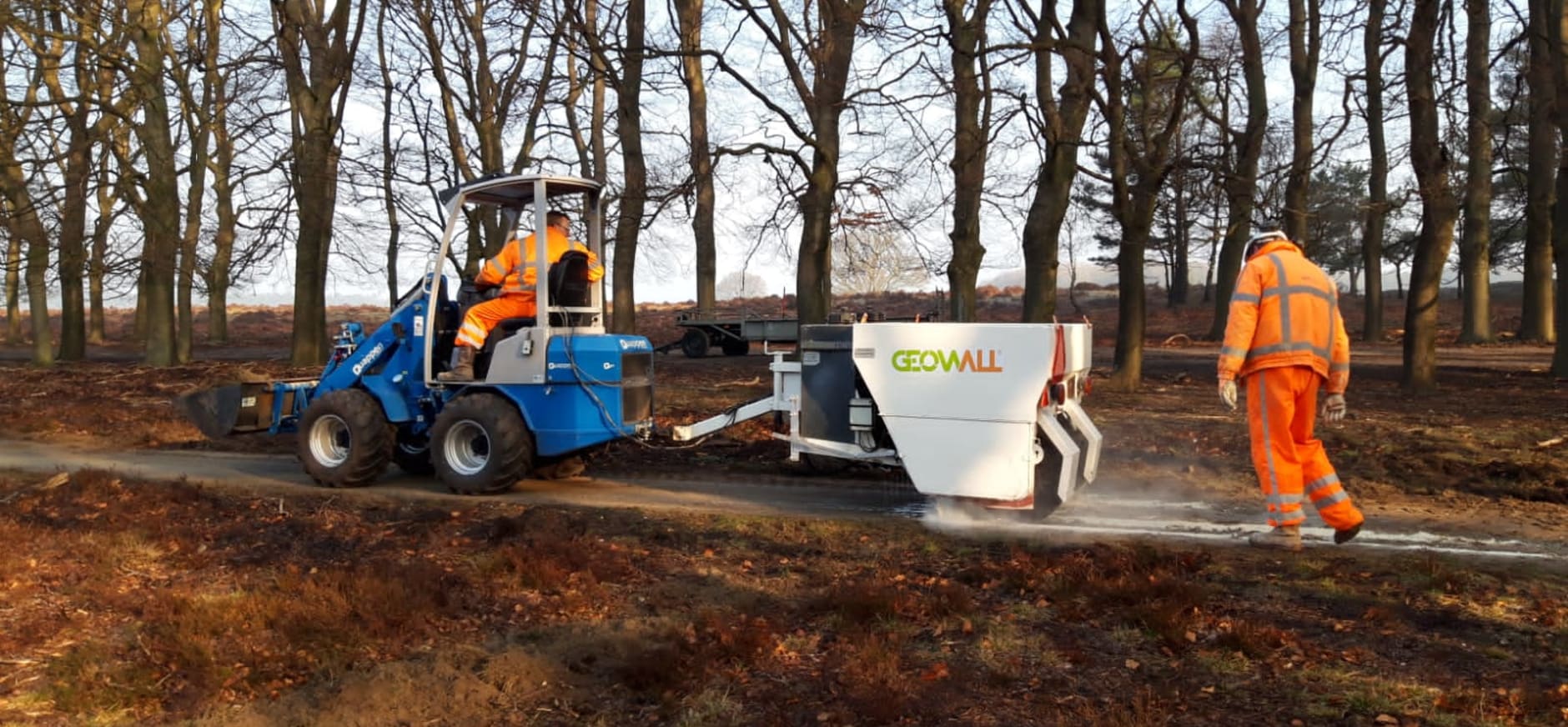 Proef met circulair fietspad in natuurgebied Planken Wambuis