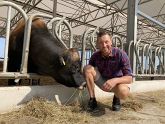 Boer Roel van Buuren Boerderij Landlust