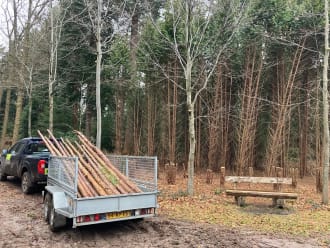 werkzaamheden aan de Rondelenroute 