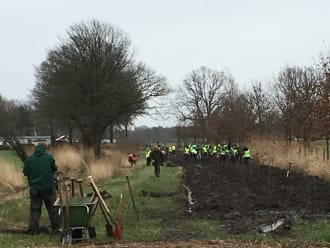 De handen uit de mouwen tijdens Boomfeestdag