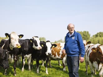 Boer Arie van den Berg in Midden-Delfland