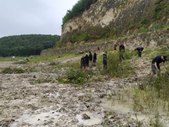 natuurwerkdag ENCI-groeve