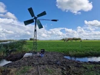 Nieuwe windmolen op Skrok